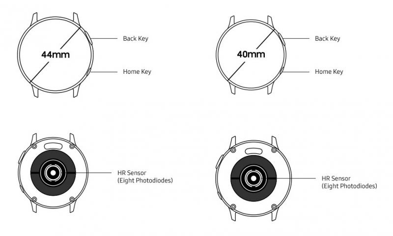 galaxy active watch dimensions